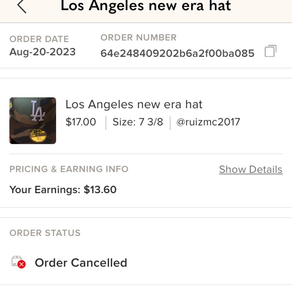 Sold out